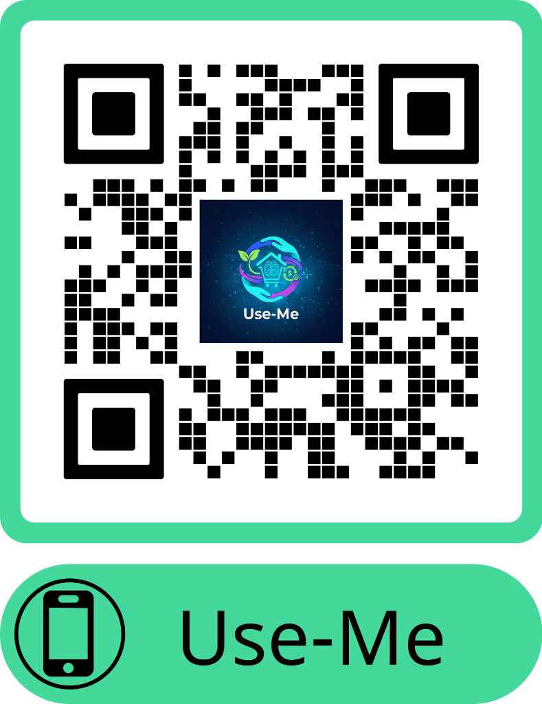 Use-Me iOS App QR Code